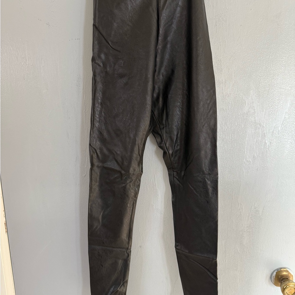 Commando Black Faux Leather Leggings